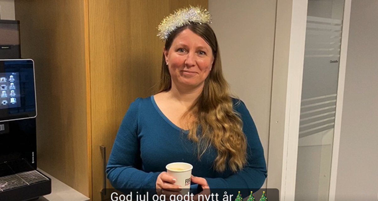 Guro Lind ønsker god jul